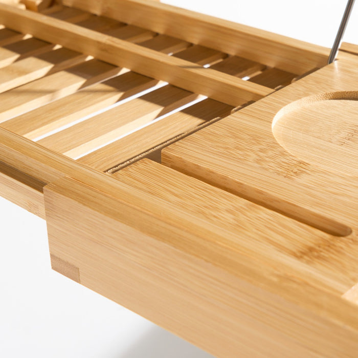 Wooden Extendable Bath Rack - Natural 🇬🇧